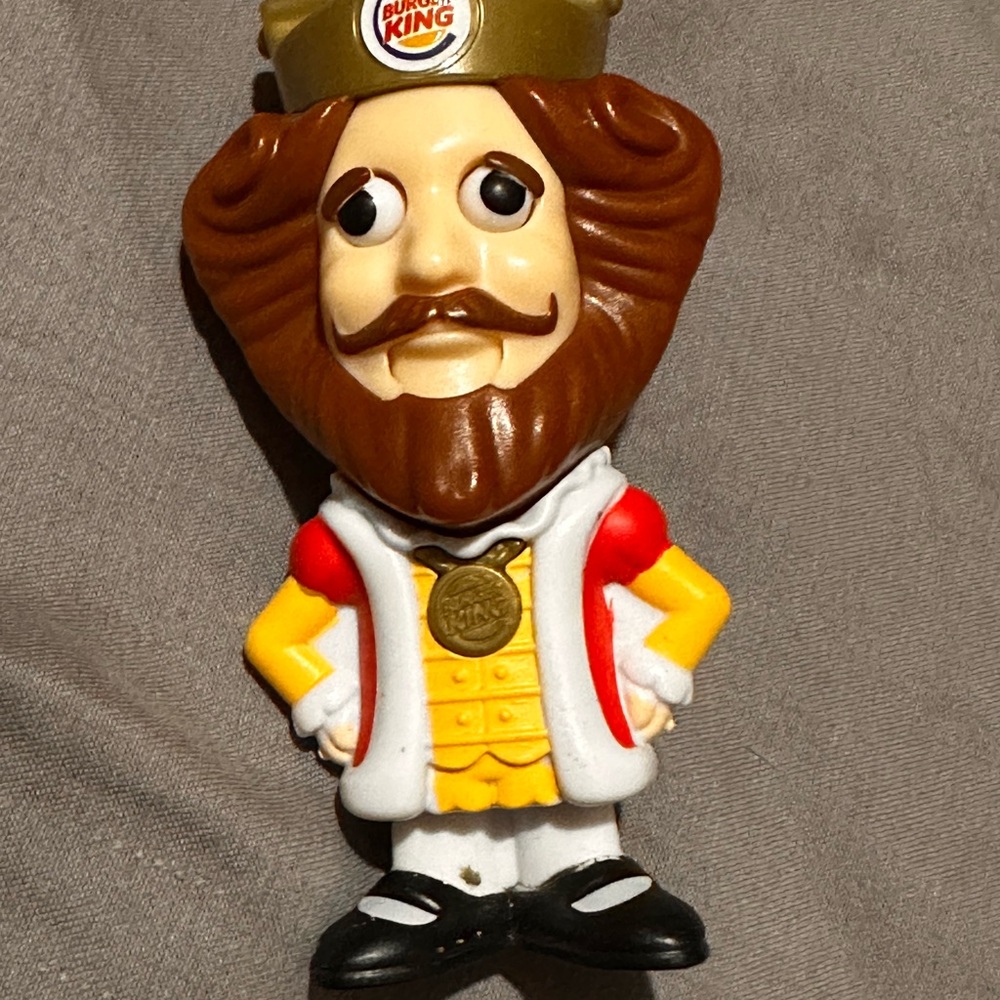 Burger King mascot kids meal toy